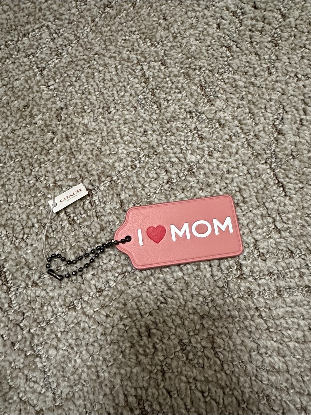 Coach Pink Tag